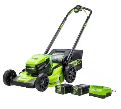 Greenworks 80v 21" Self-propelled Lawn Mower, View more
