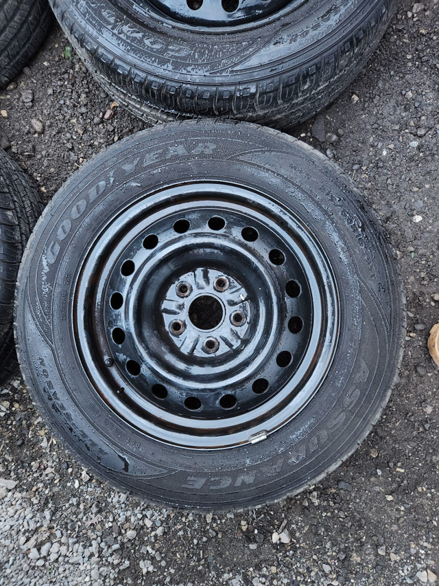 215 60 16 - WHEELS - ALL SEASON - SET OF 4 - TOYOTA CAMRY 5x114 in Tires & Rims in Kitchener / Waterloo - Image 3