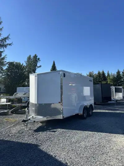 sell cargo trailer enclosed trailer remorque trailer fermé no- galvanize + also some utility galvani...