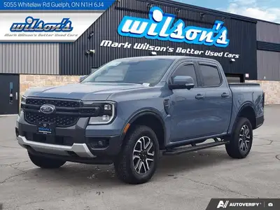 Come see this certified 2024 Ford Ranger LARIAT 4x4 | Leather | 360 Camera | Heated Seats | Remote S...