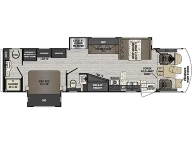2020 Forest River FR3 34 DS Classe A VR / RV 2 Extension + Foyer in RVs & Motorhomes in Laval / North Shore - Image 4