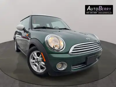 2012 Mini Cooper Green On Black Leather Interior • 1.6L • Front Wheel Drive • Auto • Push Start Engi...