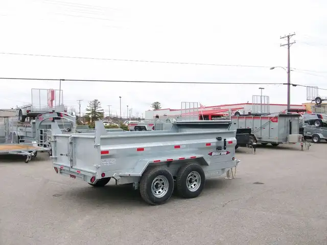 2025 Weberlane DOMPEUR 78'' X 12' 2 ESSIEUX 5200LB. GALVANISÉ co in Cargo & Utility Trailers in Laval / North Shore - Image 5