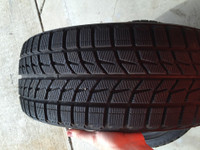 4 staggered BRIDGESTONE blizzak LM60 WINTER tires