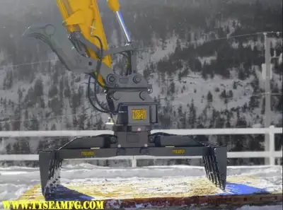 NEW - NEVER INSTALLED: Tysea Mfg’s 60” Mat / Demolition Grapple For 200–350 Class Excavators – Avail...