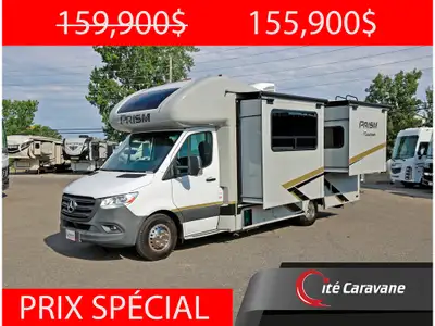 Coachmen Prism 24DS 2 extensions 2023 Mercedes Benz Sprinter 3.0L turbo diesel, comprend une dinette...