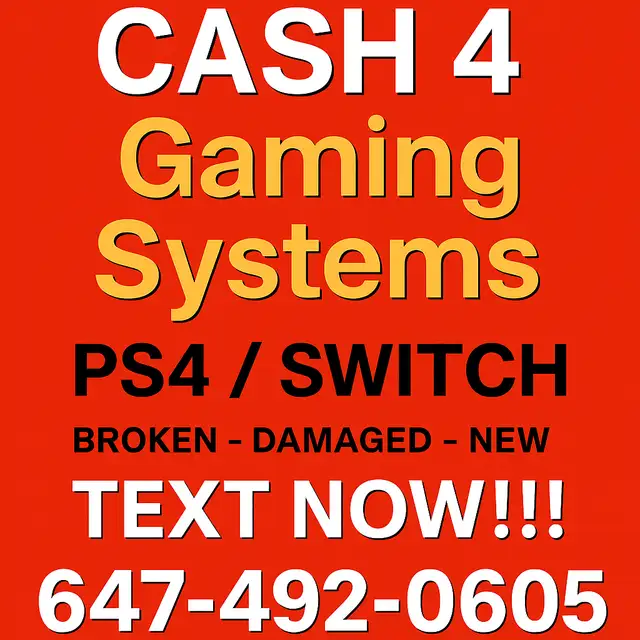 We’re Buying PS4, Nintendo Switch, Xbox – Any Condition!62863735415041128