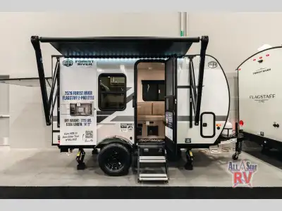 Forest River Flagstaff E- Pro LE travel trailer E11LE highlights: Outside Kitchen Bunkhouse Sleeps F...