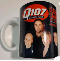 Toronto Q107 Classic Rock Radio Station Coffee Mug - Like NEW!!