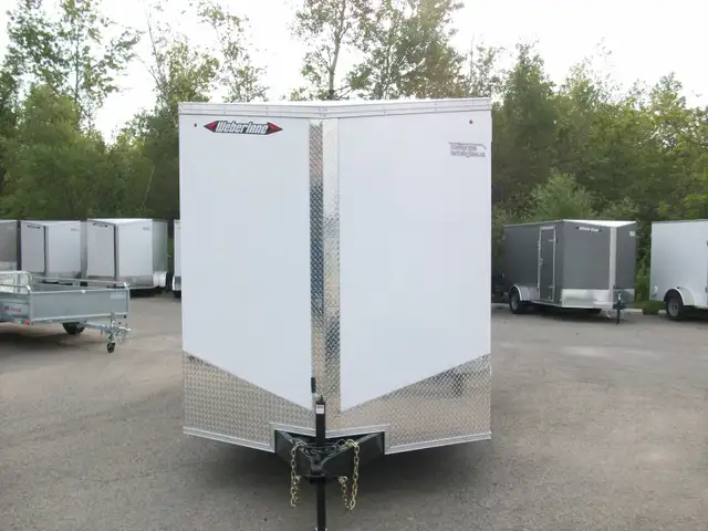 2025 Weberlane Cargo 7' x 14' v-nose 2 essieux 5200lb glissiere  in Cargo & Utility Trailers in Laval / North Shore - Image 9