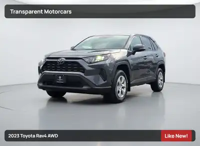 Transparent Motorcars is pleased to offer this beautiful 2023 Toyota Rav4 With 3,055kms Only, Clean...