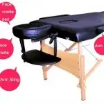NEW BLACK 2 SECTION FOLDING WOOD MASSAGE TABLE MTT2 in Health & Special Needs in Lethbridge - Image 6