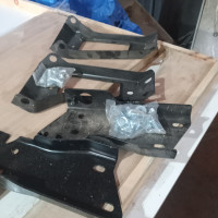 Rear bumper brackets