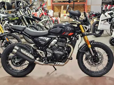 Welcome to GP Motorsports!. 2026 TRIUMPH SCRAMBLER 400 XCSpoked Wheels New Side-laced spoked wheels...