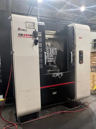 2019 ENSHU GE 480H HMC 20K RPM, HSK63A (VERY LOW HOURS), View more