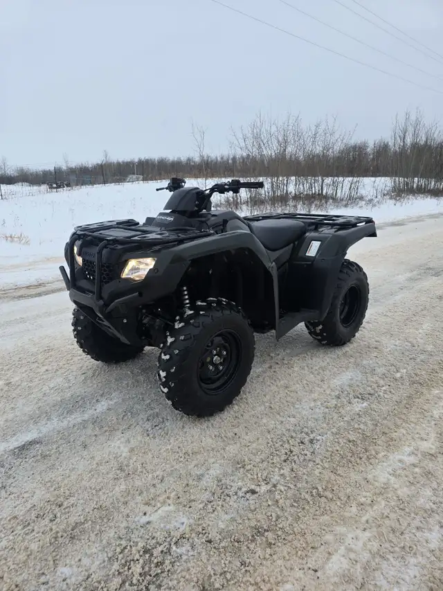2025 HONDA TRX420 RANCHER-BLACK! in ATVs in Sudbury - Image 2