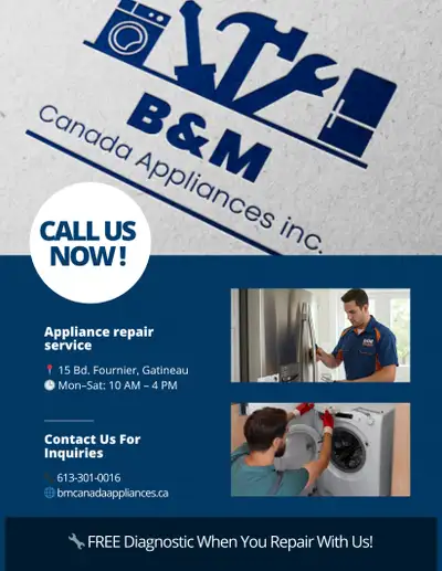 Appliance acting up? Let a licensed technician come to your door and fix it — fast and affordable. W...
