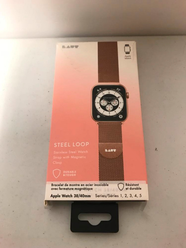Laut Steel Loop for Apple Watch (38mm to 40mm) in General Electronics in Oakville / Halton Region - Image 2