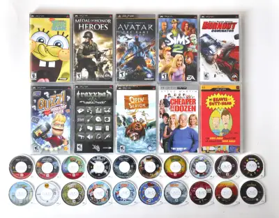 Various Sony PSP Games **FREE DELIVERY/SHIPPING**, View more