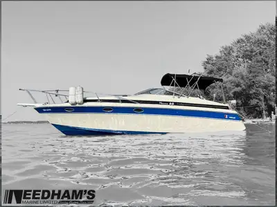 1989 Wellcraft Monaco 3000 Particulars include: - Outdrives: Twin Volvo-Penta 290’s with counter rot...