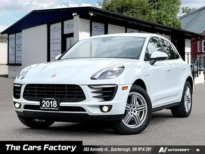 2018 Porsche Macan S AWD – No Accidents | White on Red Leather | Only 86,909 KM Turn heads wherever...