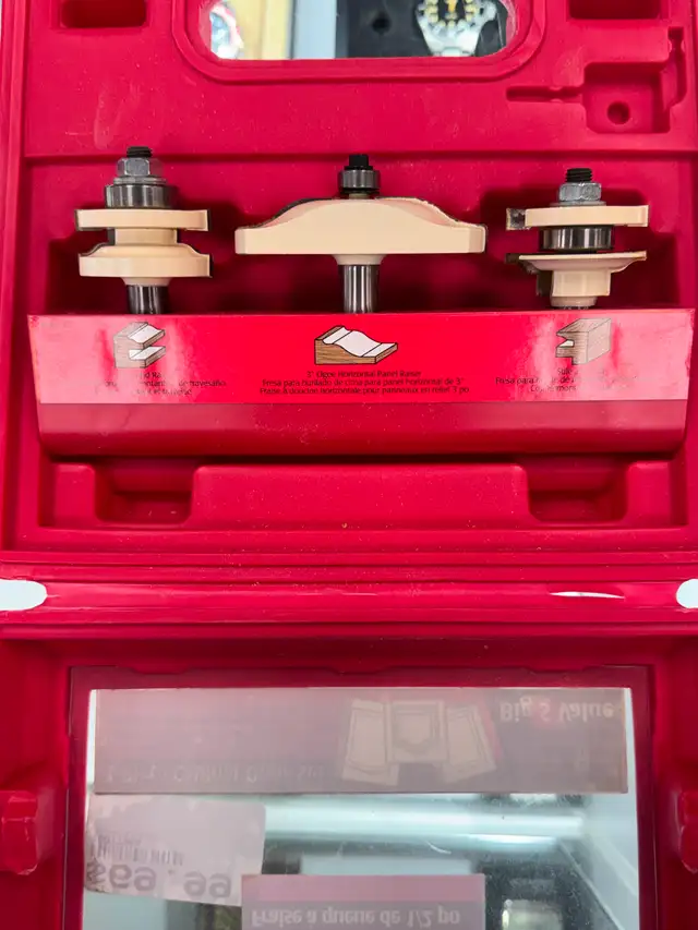 Hickory Woodworking 3 Piece Cabinet Door Router bit Set in Power Tools in Oakville / Halton Region - Image 4