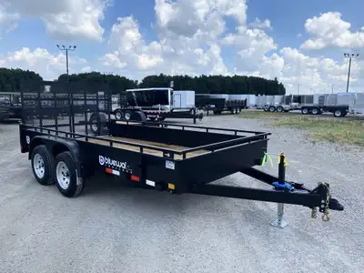 Canada Trailers Tandem Axle Utility Trailers 7,560lbs GVWR is $5,490.00 or $109.79/month! Ord: 86325...