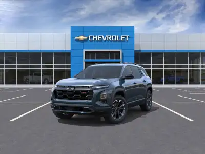 Ready to command attention, our 2026 Chevrolet Equinox RS AWD is dressed up with dark details and a...