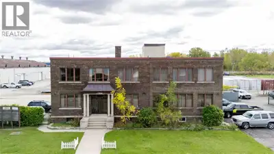 Office space for lease in a historical building. Two adjoining offices with a private washroom, appr...