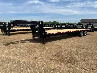 NEW 2026 SWS 8.5 x 36' Gooseneck Trailer Tandem Dual 2 x 10,000 lb Axles w/ Electric Brakes on Both...