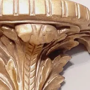 Vintage Golden Wall Sconce Shelf Large Mid Century Figurine in Home Décor & Accents in Markham / York Region - Image 3