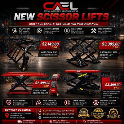 New CAEL Full Rise and Mid rise Scissor lift – Certified &Warranty &Finance 2,149 ⚙️CAEL Scissor Lif...