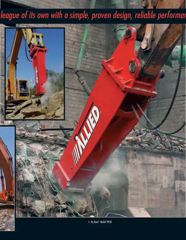 ALLIED / KRUPP 797CS -10,000 PLUS FT LB Hydraulic Hammer/Breaker in Heavy Equipment in City of Halifax - Image 20