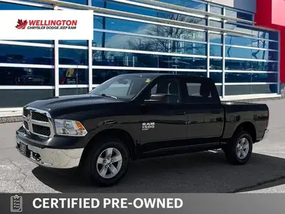 Black Diamond Pearl 2022 Ram 1500 Classic SLT 4X4, 8-Speed Automatic, 3.6L V6, Power Drivers Seat wi...