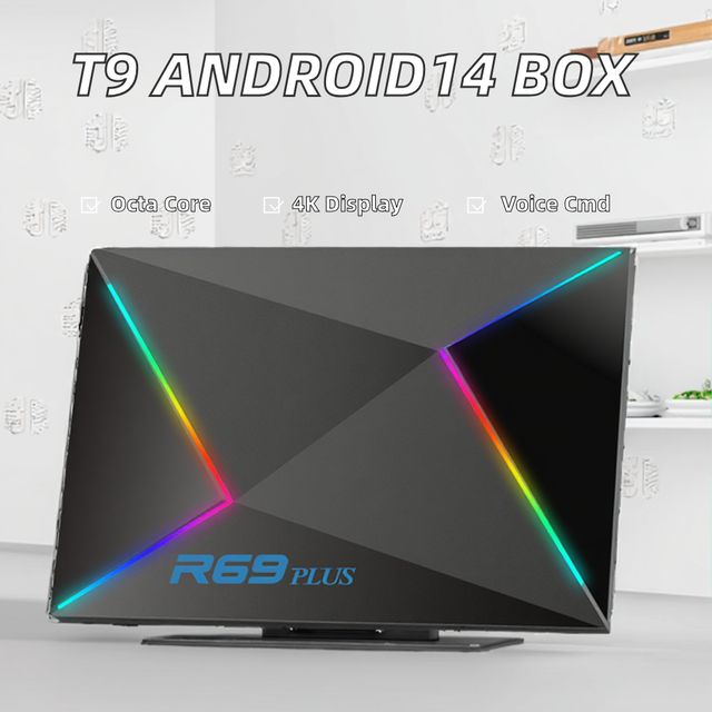 R69 PLUS - T-9 ANDROID TV BOX  ANDROID 14 in General Electronics in Edmonton - Image 2