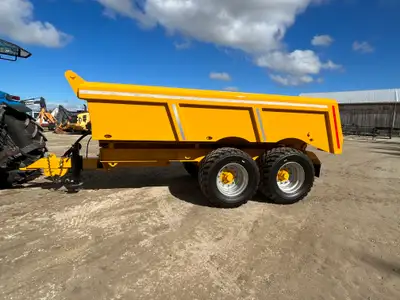 Brand new Tyrone 14 ton dump trailer, hydraulic cylinders, hydraulic tailgate, hydraulic brakes, 560...