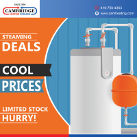 "Keep Your Water Hot  Hot Water Tank Sale Now On!"