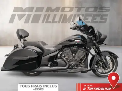 VICTORY Cross Roads 8-Ball 2014 Noir 76301 km km au compteur. Motos Illimitées Terrebonne. Prix de v...