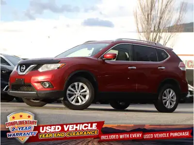2016 NISSAN ROGUE SV - NO ACCIDENTS - BC VEHICLE - BACKUP CAMERA - HEATED FRONT SEATS - PUSH BUTTON...