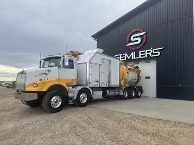 1 Owner!! 2017 Western Star 4800 Tandem Steer Tri Drive Hydro Vac Tridem ZEUS Super Vac VAC2000 SVHT...