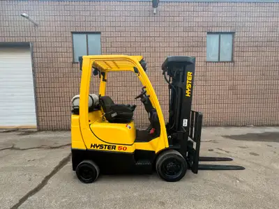 We have two newly repainted & refurbished 2009 Hyster S50FT, 5000lb capacity available for sale. The...