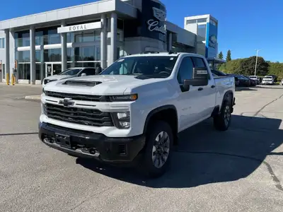 The 2026 Chevrolet Silverado 2500HD Custom is a power-packed new truck that offers a 4x4 drivetrain...