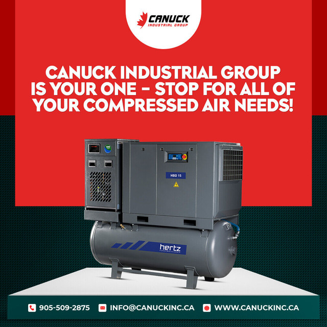 Air Compressors -Sales, Service, Installation Screw Compressors in Other Business & Industrial in Oshawa / Durham Region - Image 2