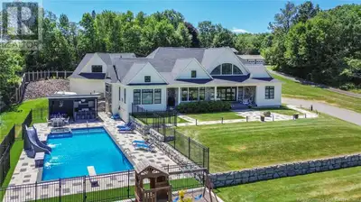 An exquisitely crafted, custom-built home situated on 1.5 acres in Fredericton South. No detail has...