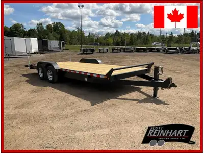 2026 Canada Trailers 82x20 5 Ton Equipment Trailer 10,800LB GVWR, 2 5200LB Axles with Easy Lube Spin...