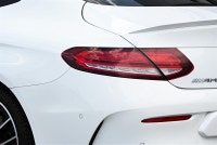 Finished in White with a Black interior, this used 2022 Mercedes-Benz C 43 AMG 4matic Coupe blends e... (image 7)
