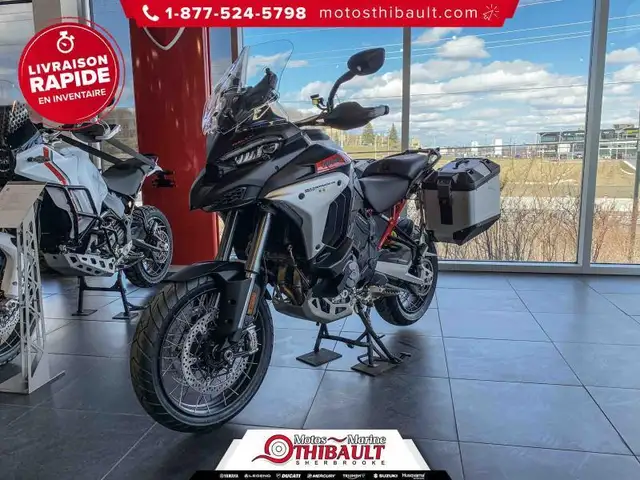 2025 Ducati Multistrada V4 Rally Travel & Radar Spoked Wheels in Street, Cruisers & Choppers in Sherbrooke - Image 6