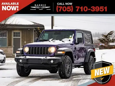 Welcome to Barrie Dodge Chrysler Jeep. The 2026 Jeep Wrangler is a bold new addition to the iconic l...