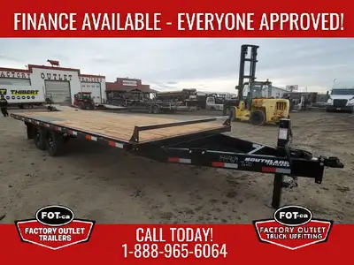 Welcome to Factory Outlet Trailers! RENTAL Unit is located at FOT HQ, High River AB! 8.5x20ft Flat D...