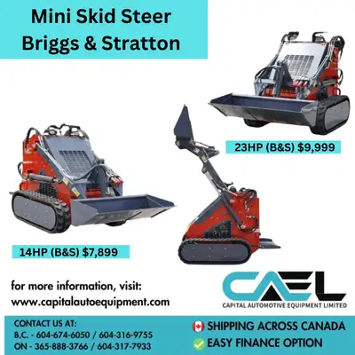 Lowest Price. Brand new Mini skid steer with Briggs & Stratton (USA engine ) **FINANACE AVAILABLE**...